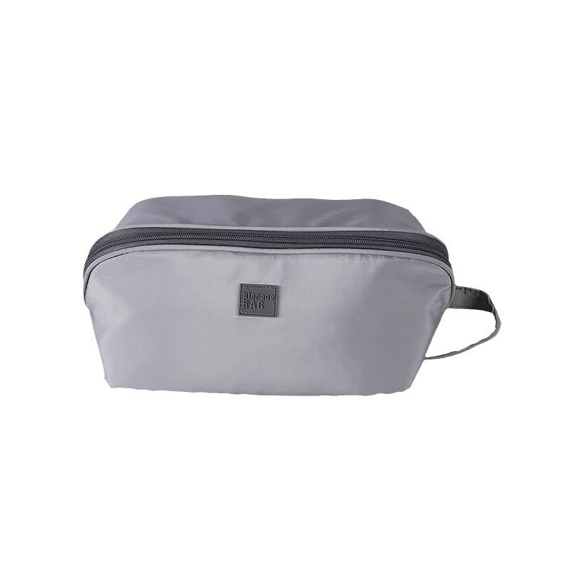 Interior view of the Travel Portable Multi-Function Organizer showing mesh pockets and elastic loops for cables.