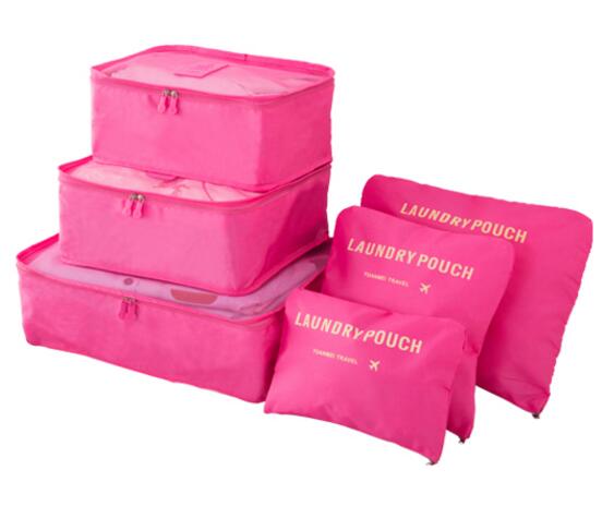 Double-Zipper Packing Cube Set, 6-Piece
