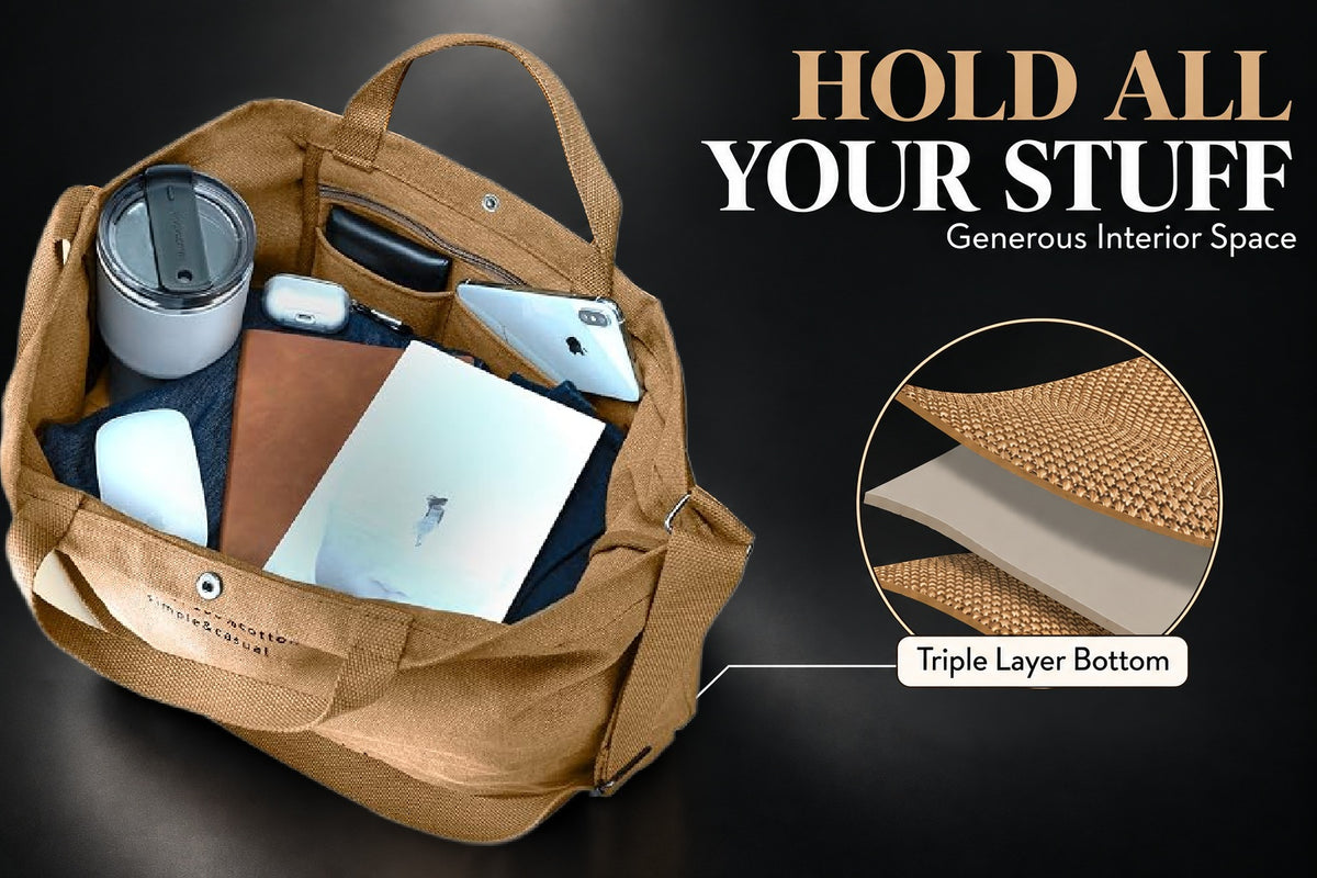 Atlas Canvas Crossbody Tote