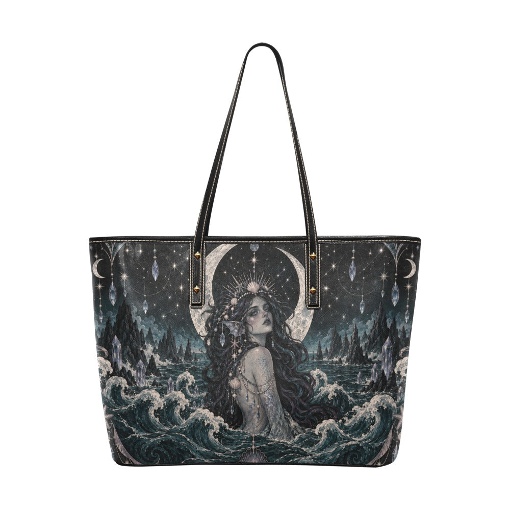 LUNA Moonlit Siren Faux Leather Tote
