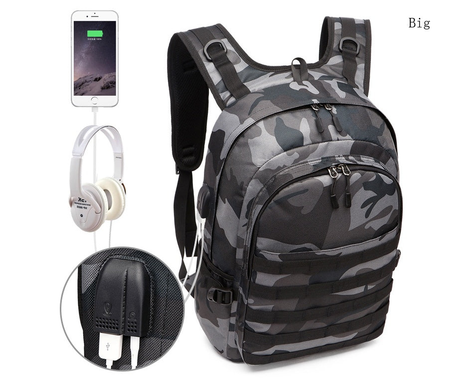 Tactical USB Camouflage Backpack Backpacks product image 6