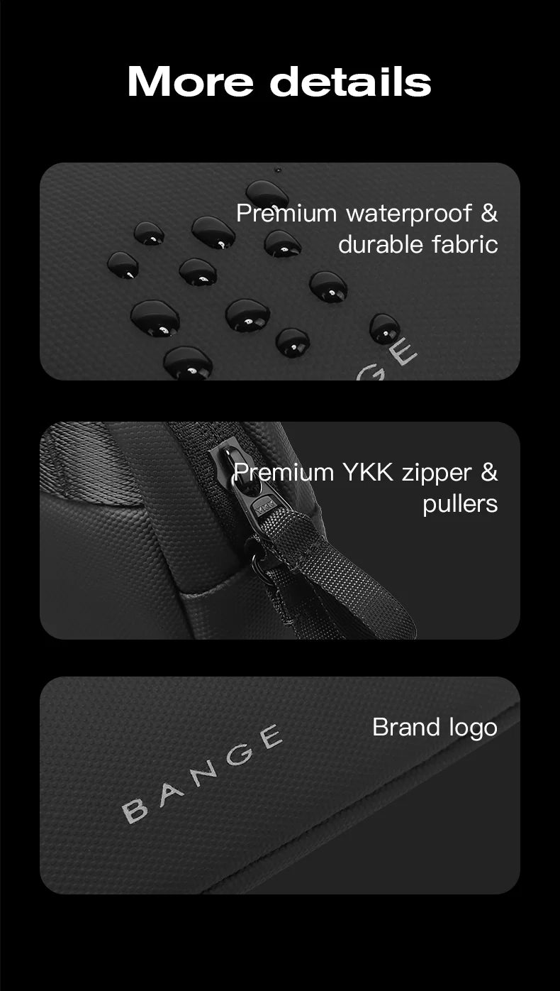 BANGE Minimalist Dual-Layer Waterproof & Tangle-Free Cable Organizer Travel Organizer product image 18