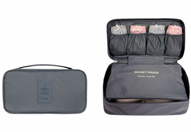 Lingerie and Toiletry Travel Organizer Pouch