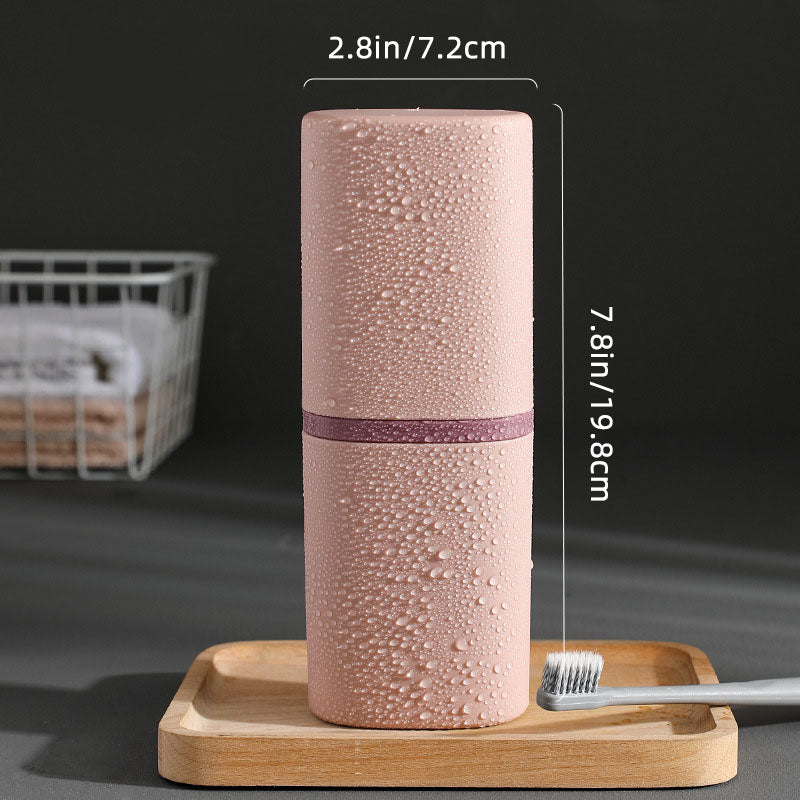 Travel Toothbrush and Cup Storage Set
