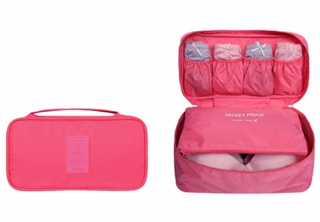 Lingerie and Toiletry Travel Organizer Pouch