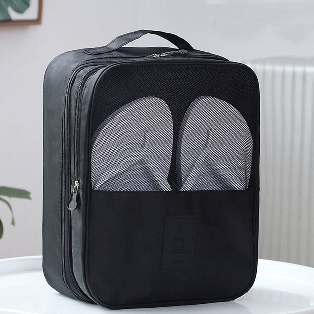 Three-Tier Travel Shoe Organizer