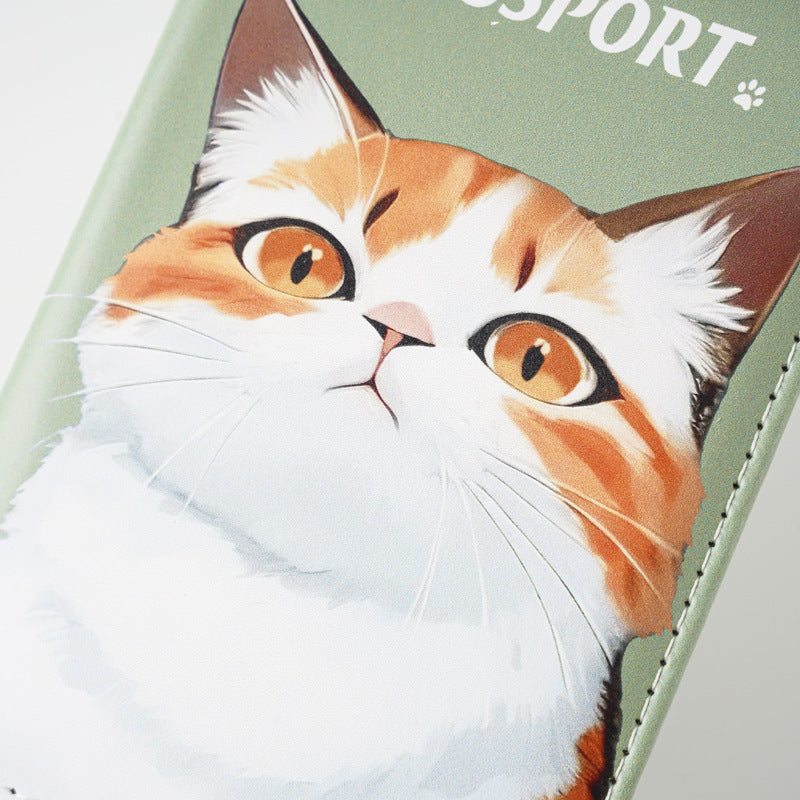 Animal Printed Passport Document Wallet