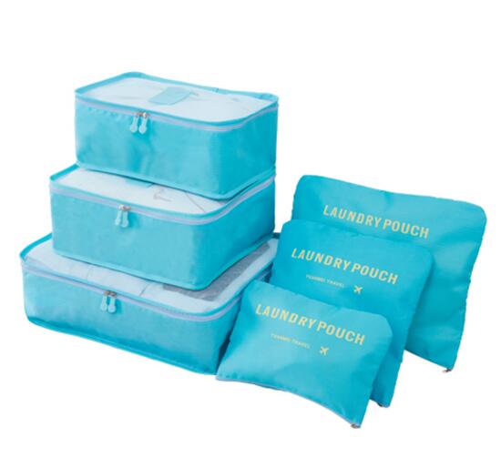 Double-Zipper Packing Cube Set, 6-Piece