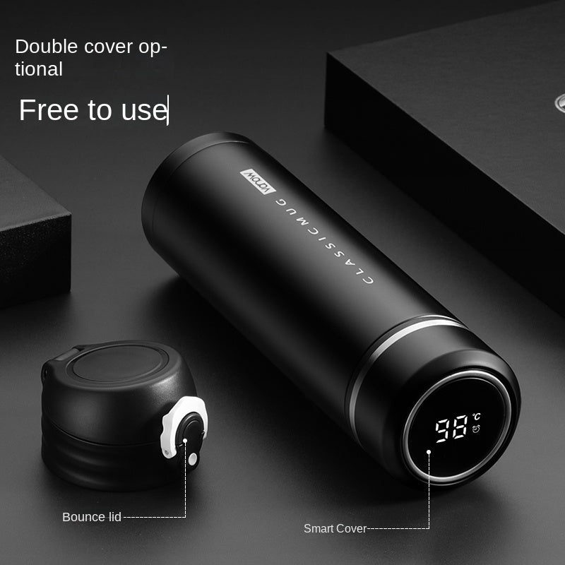 Dual-Lid Insulated Travel Mug Gift Set