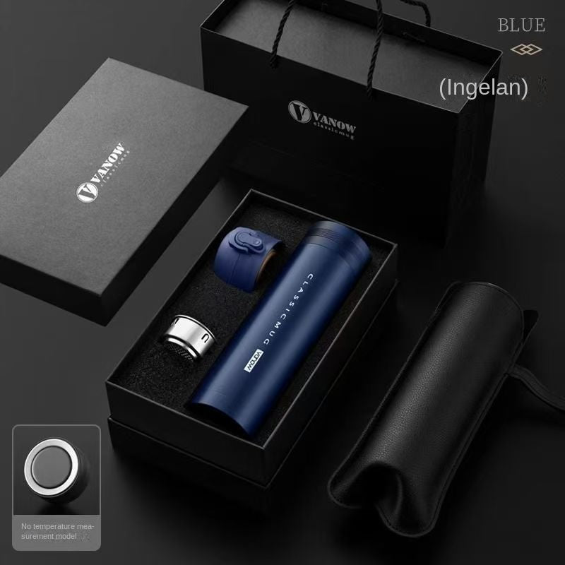 Dual-Lid Insulated Travel Mug Gift Set