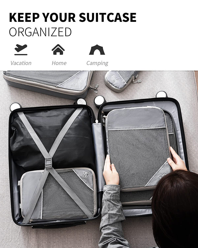 3-6 Piece Travel Compression Storage Bag Set