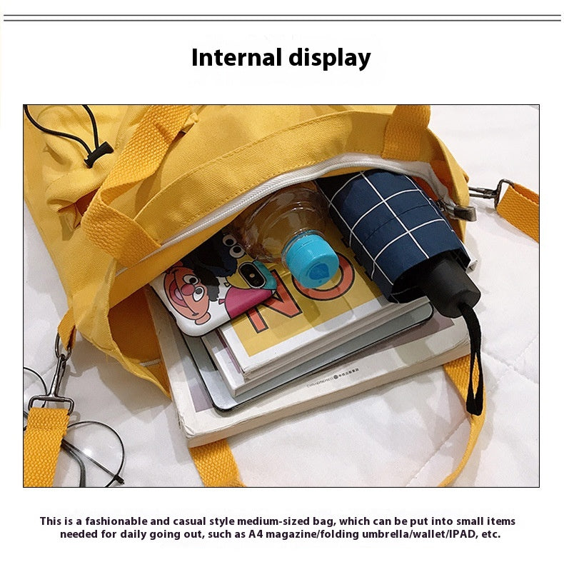 Everyday Multi-Pocket Canvas Tote & Backpack
