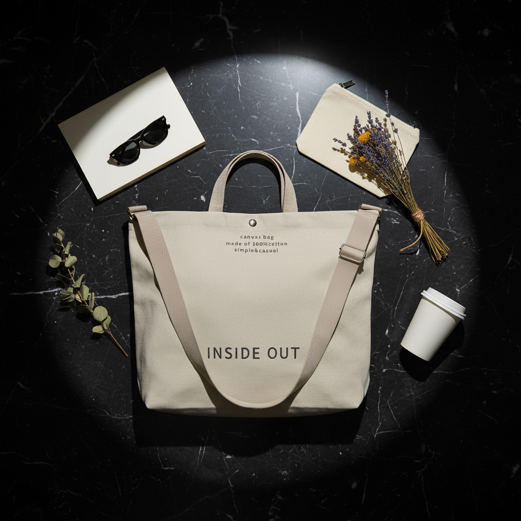 Atlas Canvas Crossbody Tote Tote Bags product image 8