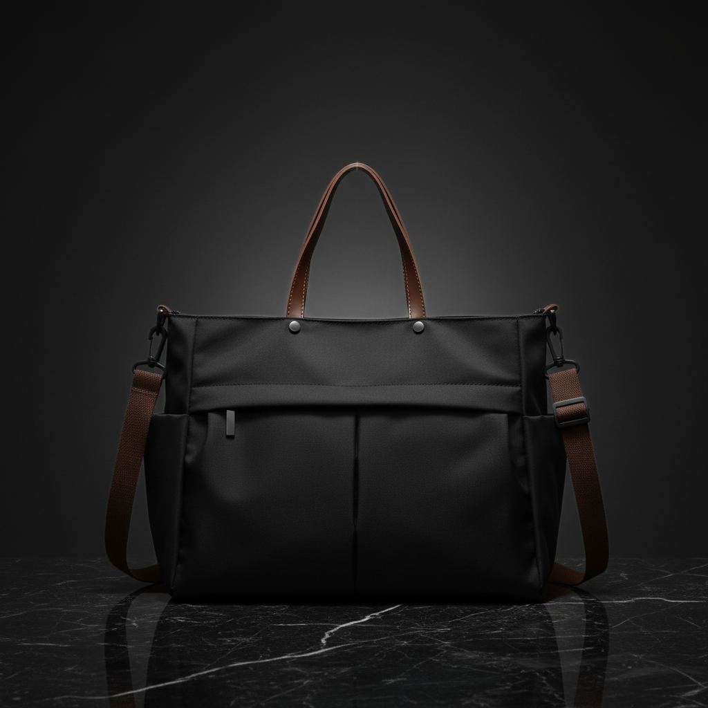 Nylon Two-Pocket Commuter Tote Tote Bags product image 5
