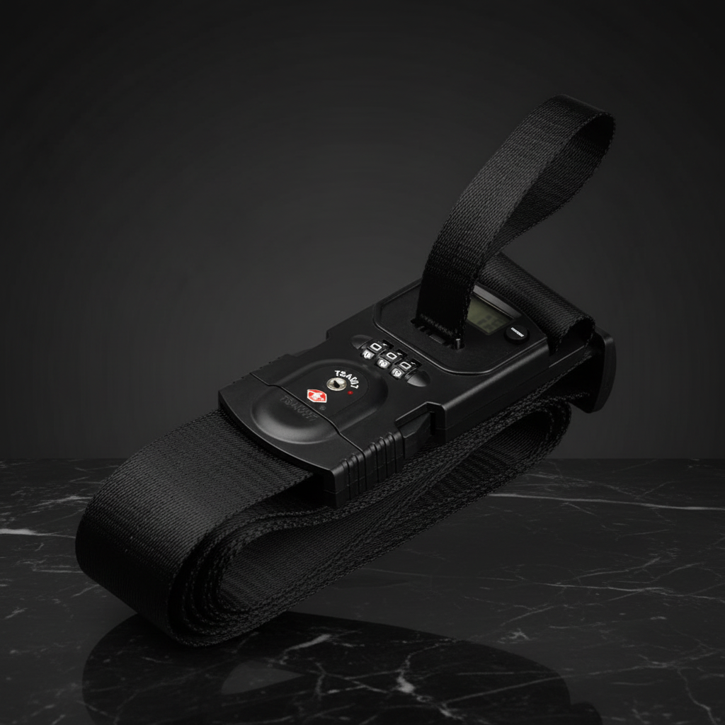 Corrected black luggage strap preview 7