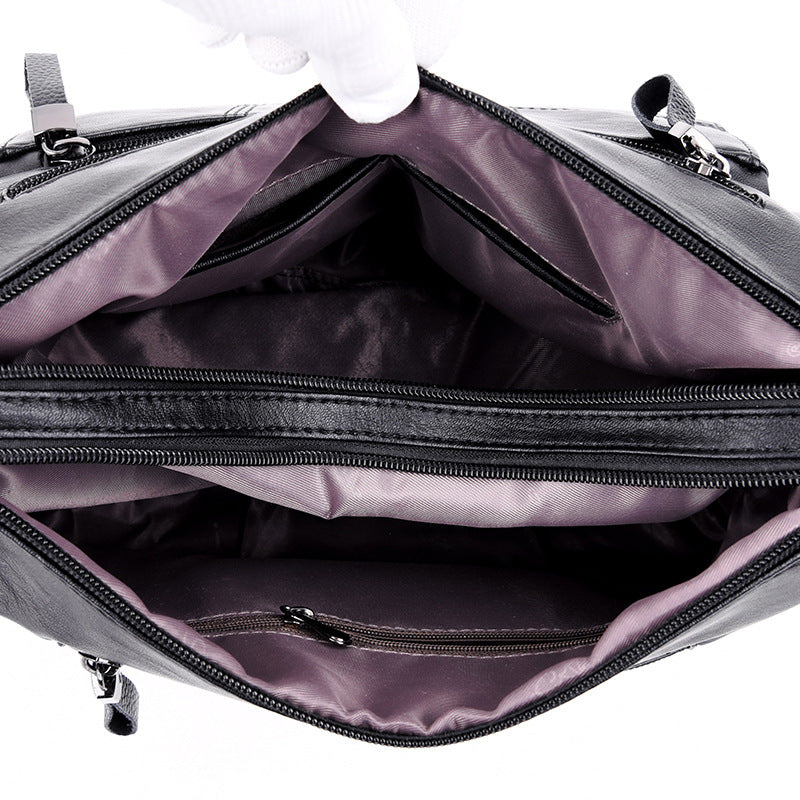 Grid Faux Leather Convertible Bag Crossbody Bags product image 9