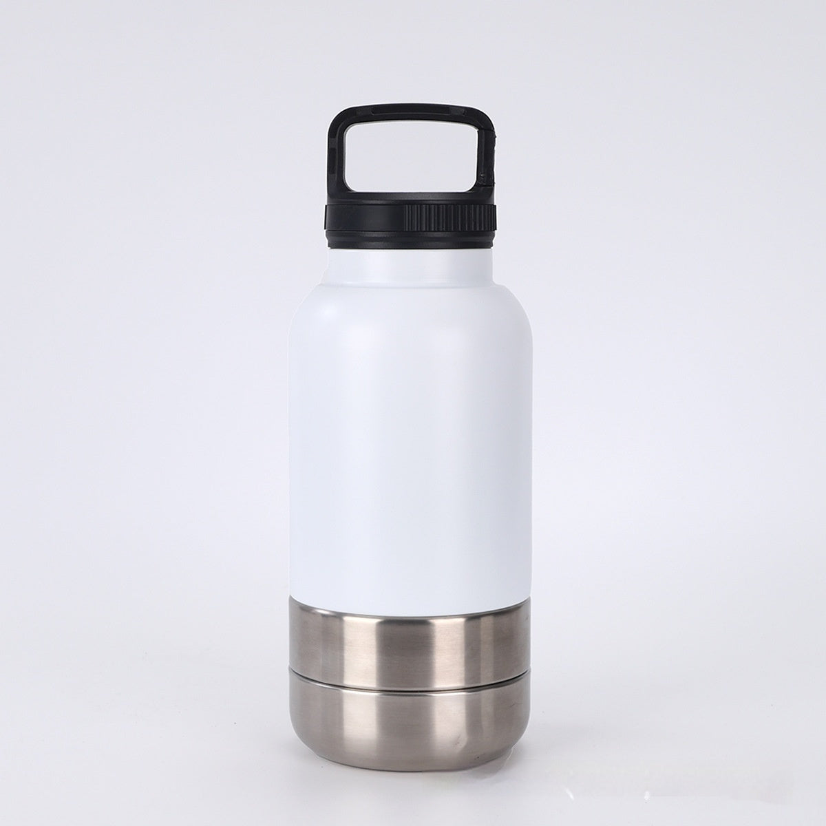 Outdoor Thermal Pet Feeder Water Bottle Screw-on Pet Travel product image 4