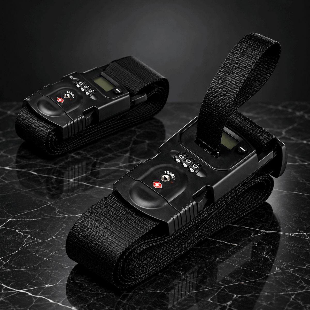 3-In-One Scale Luggage Strap With TSA-Approved Reinforced Lock