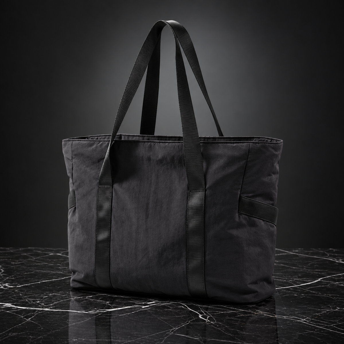Front view of the Casual Everyday and Shopping Tote Bag, a versatile canvas bag for daily errands and shopping.
