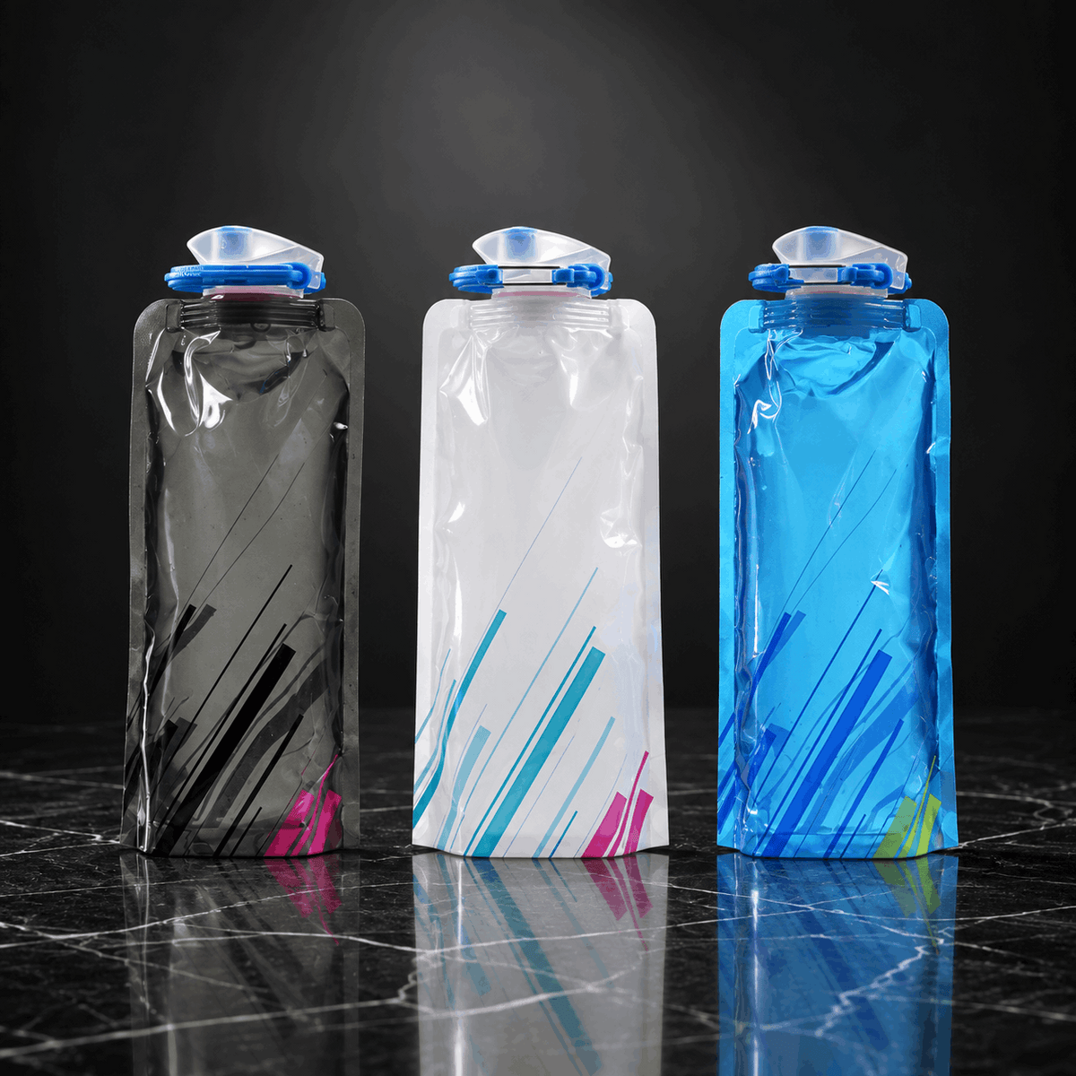 Travel Portable Collapsible Folding Water Bottle