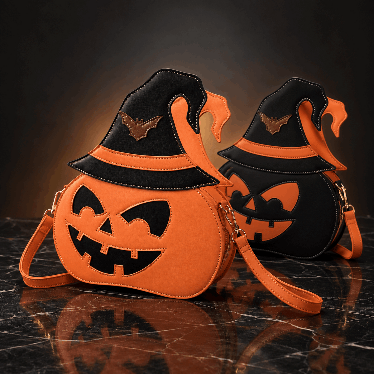 Halloween Pumpkin Witch Bag