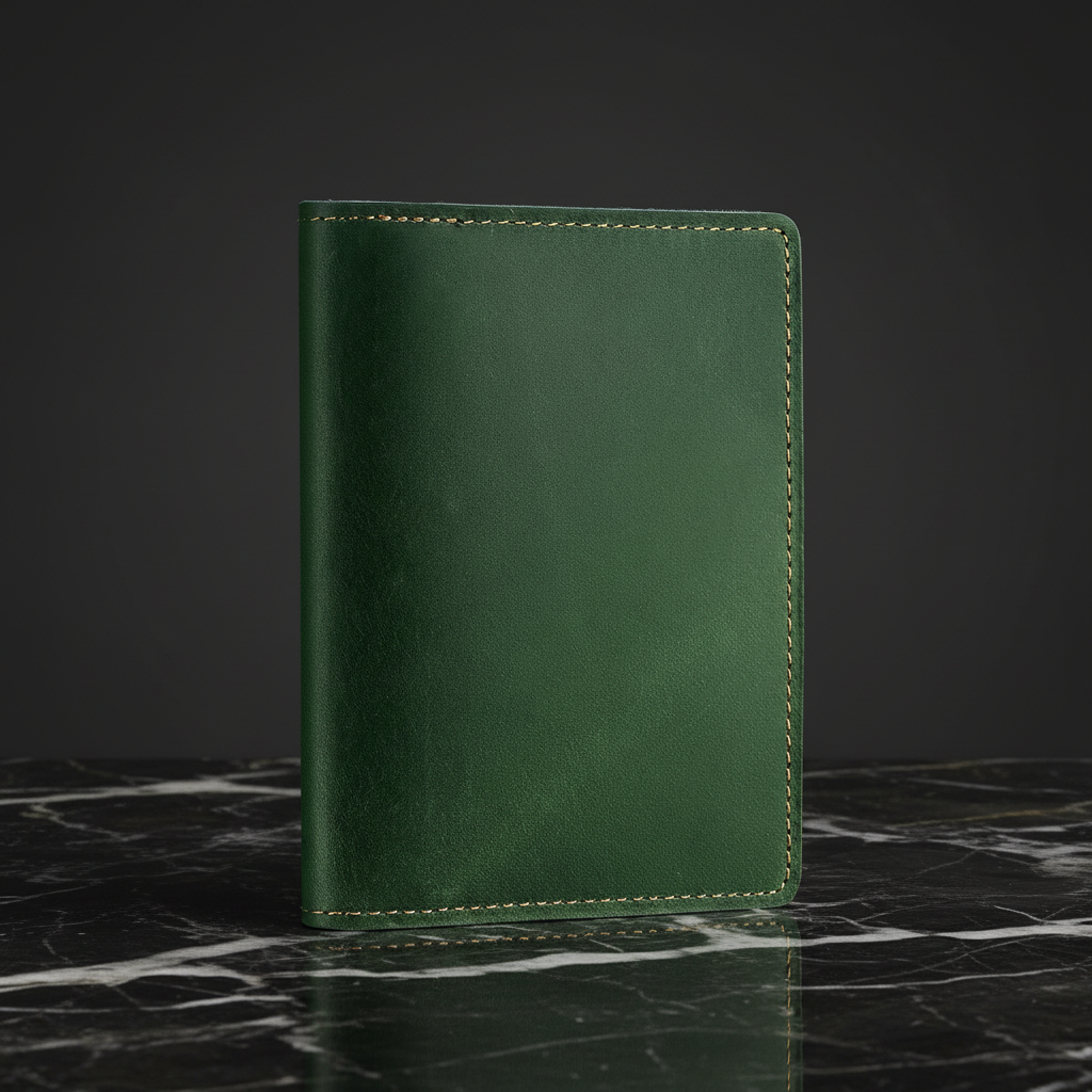 Genuine leather passport wallet preview 11