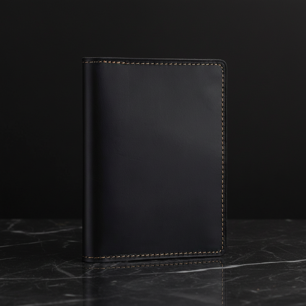 Genuine leather passport wallet preview 8