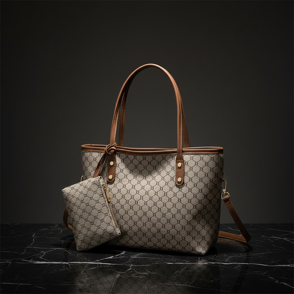 Geometric tote shot 1