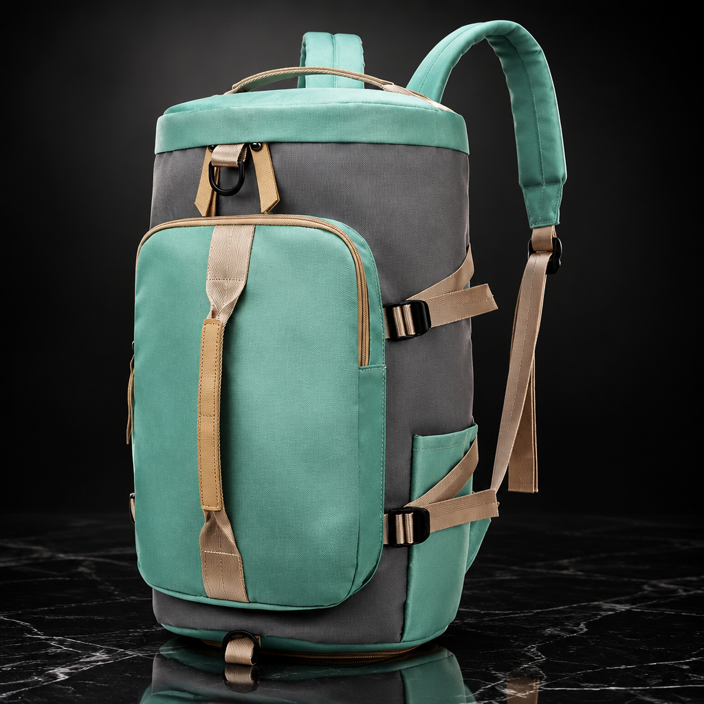 Women's Gym Bag Backpack with Shoe Compartment