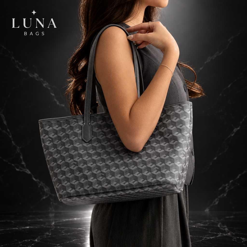 Geometric Commuter Tote Bag