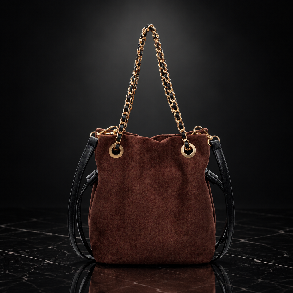 Chain-Handle Everyday Tote Bag