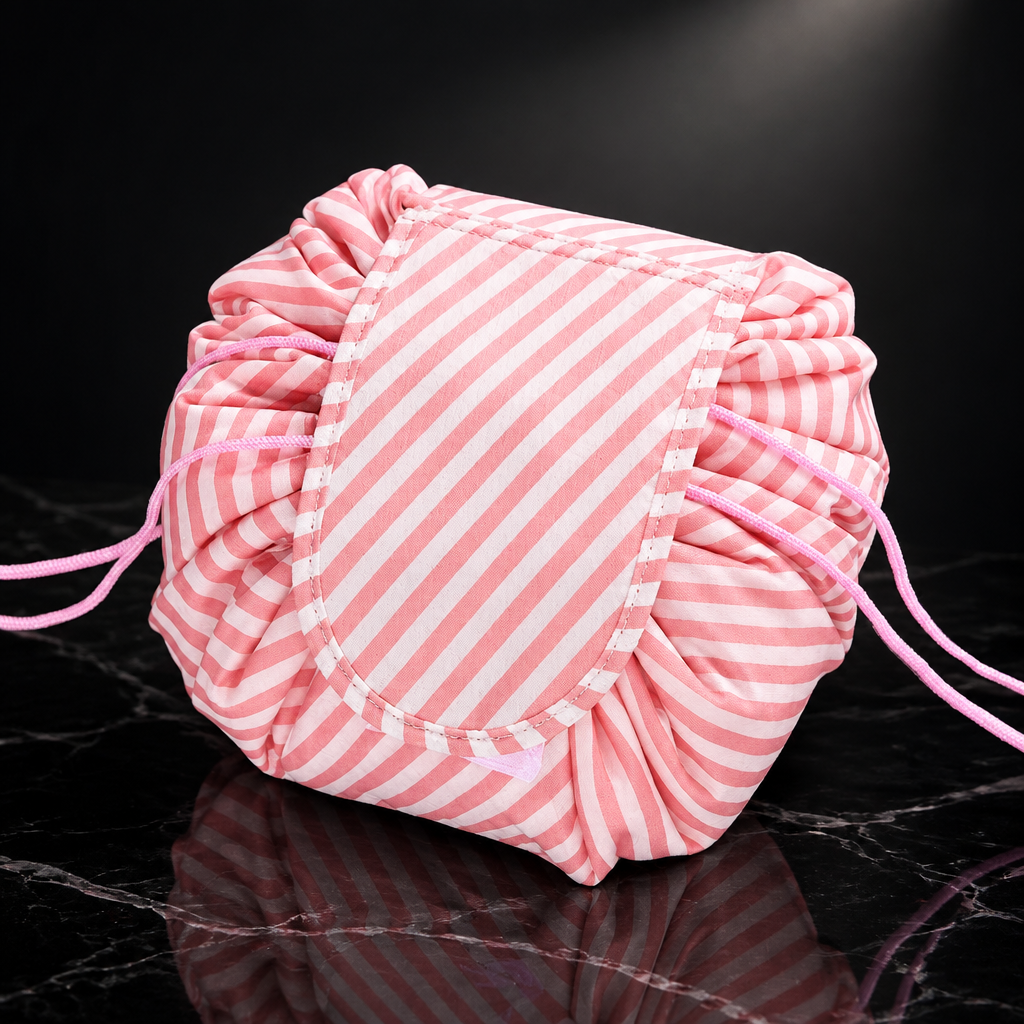 Drawstring Cosmetic Bag Travel Pouch