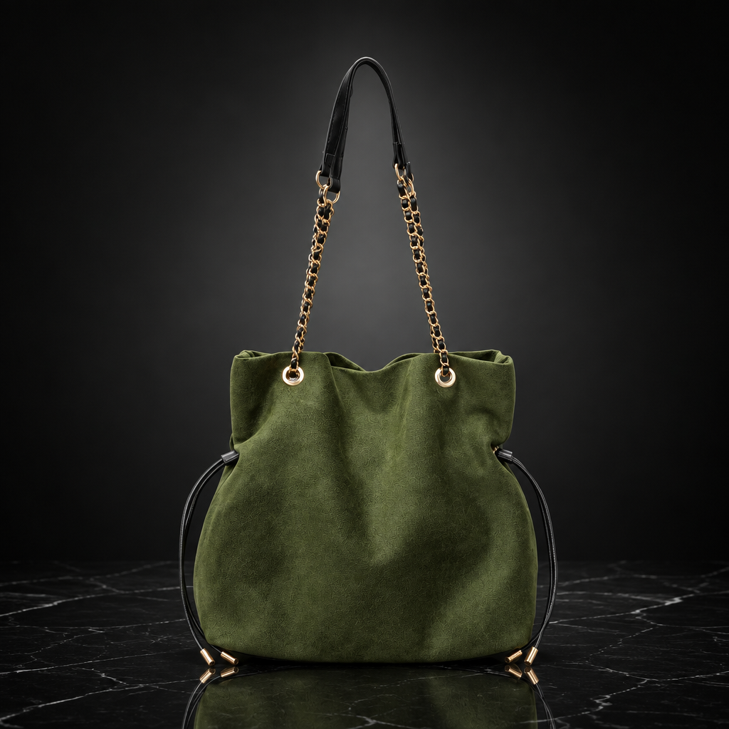 Chain-Handle Everyday Tote Bag