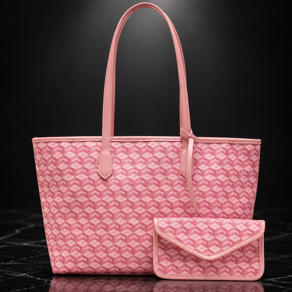 Geometric Commuter Tote Bag