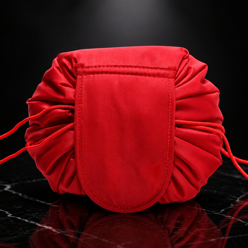 Drawstring Cosmetic Bag Travel Pouch