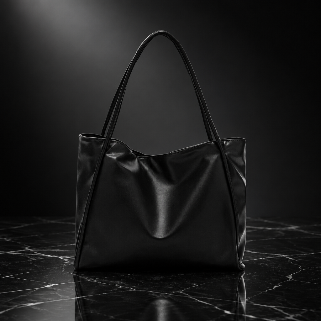 Open-Top Commuter Tote with Phone Pockets