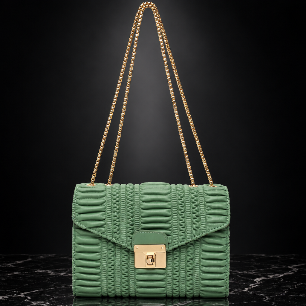 Horizontal Stripes Shoulder Bag