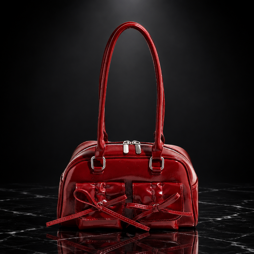 Bow-Tie Shoulder Bag
