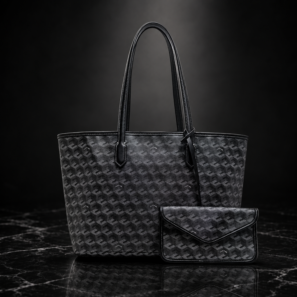 Geometric Commuter Tote Bag