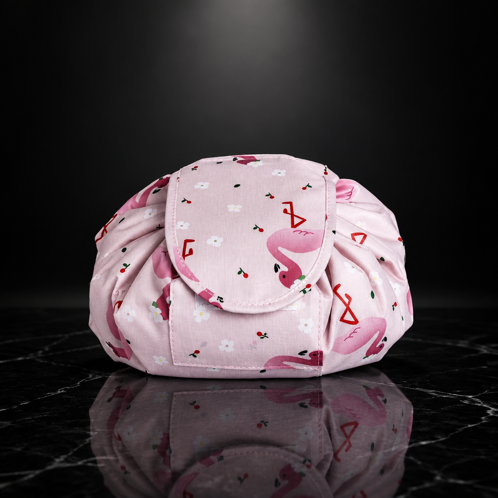 Drawstring Cosmetic Bag Travel Pouch
