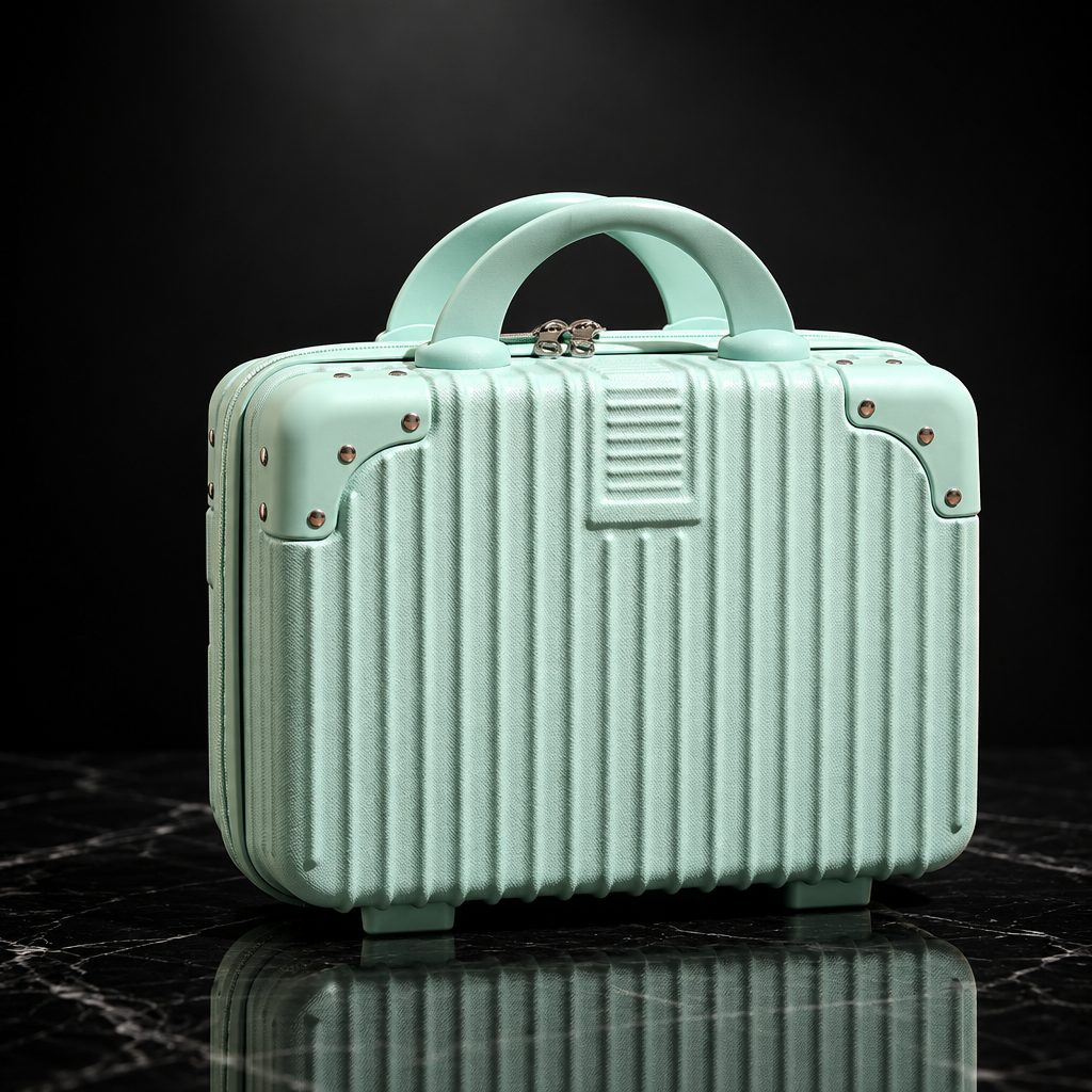 Vintage Hardshell Carry-On Storage Case, 14-inch