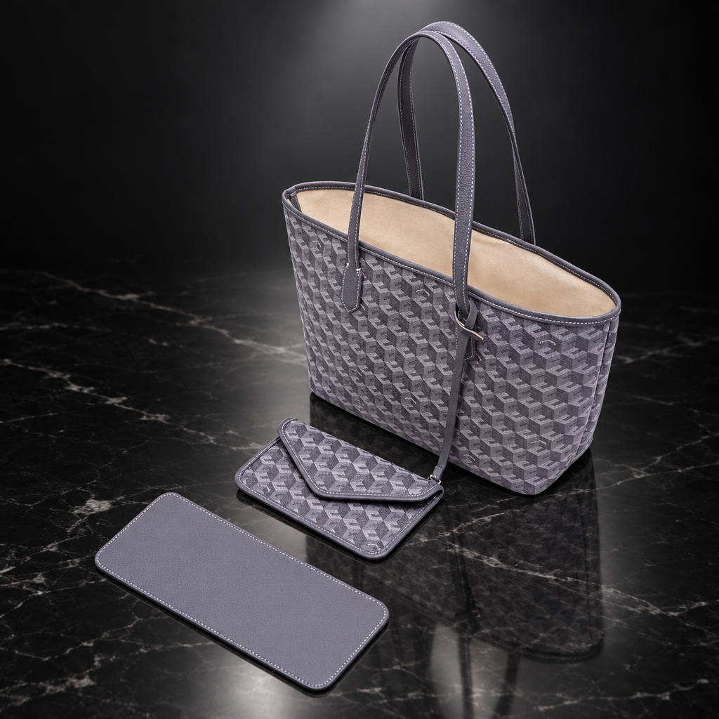 Geometric Commuter Tote Bag