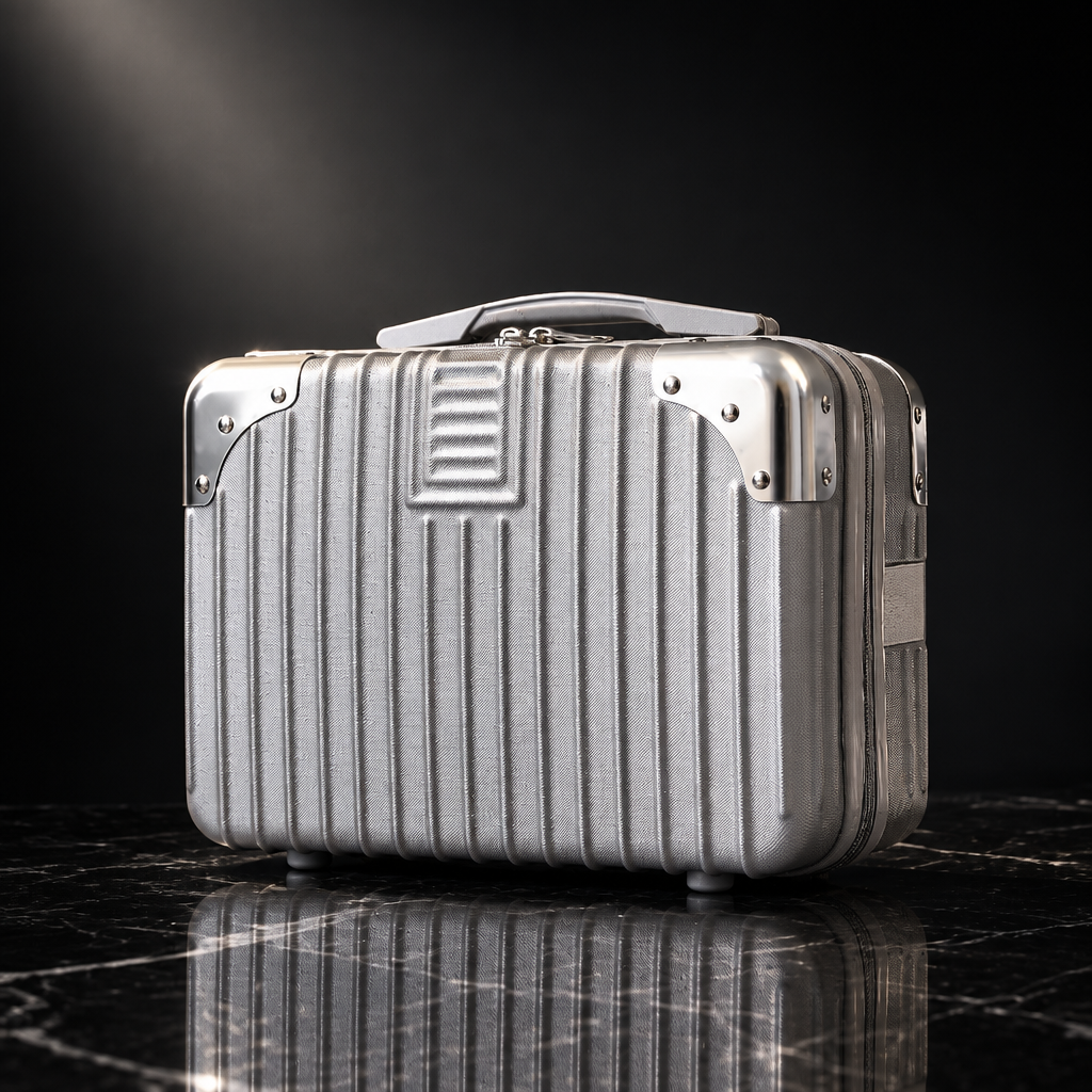 Vintage Hardshell Carry-On Storage Case, 14-inch