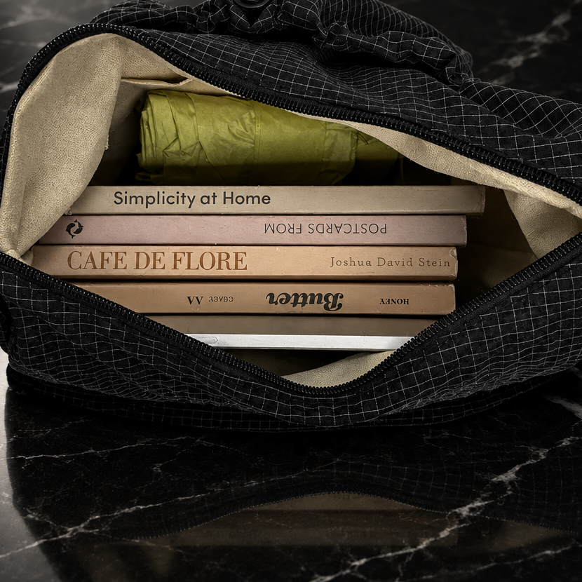 Plaid Drawstring Commuter Shoulder Bag