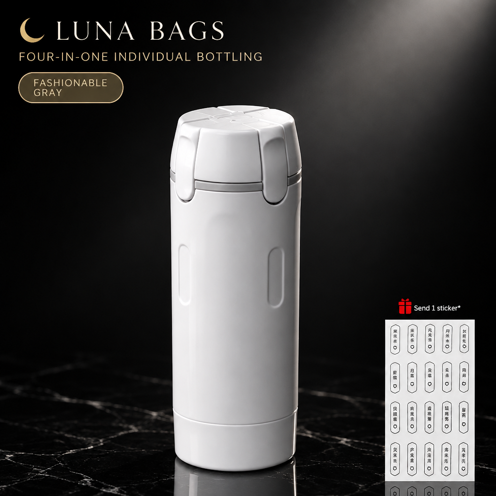 4-in-1 Refillable Travel Toiletry Bottle Set