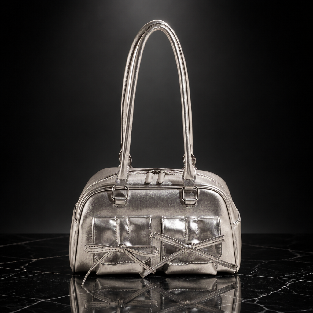 Bow-Tie Shoulder Bag