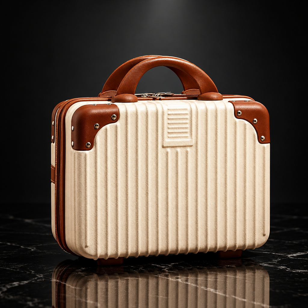 Vintage Hardshell Carry-On Storage Case, 14-inch