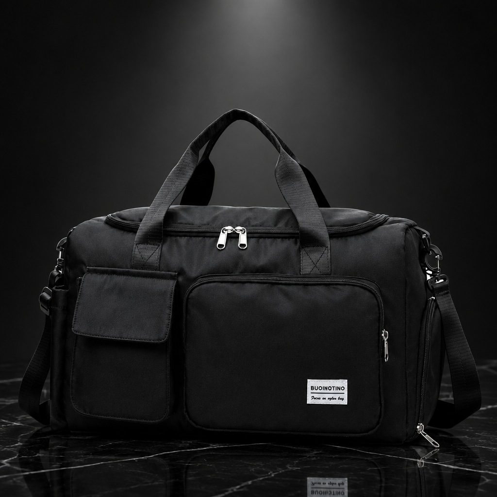 Multi-Pocket Travel Duffle Bag