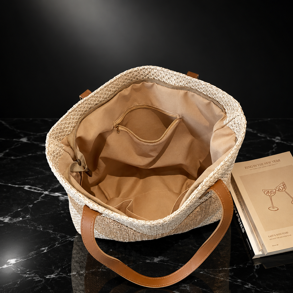 Medium Sized Woven Tote Bag