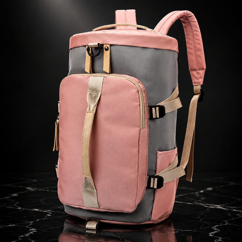 Women's Gym Bag Backpack with Shoe Compartment